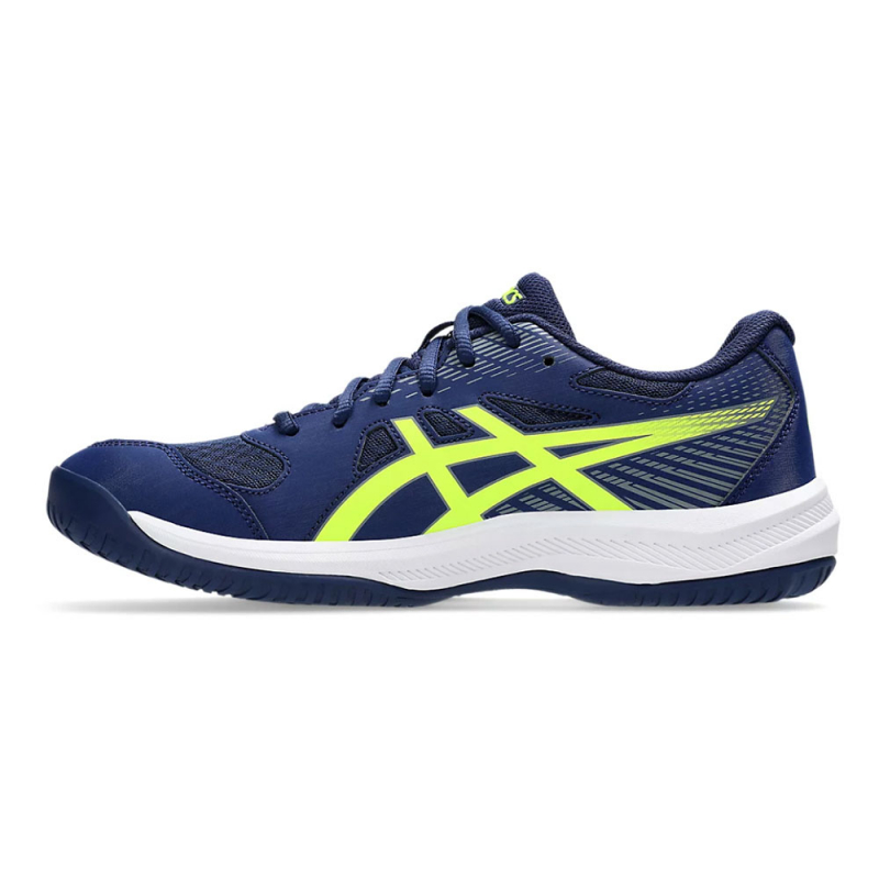 Кроссовки волейбольные мужские ASICS Upcourt 6 1071A104 400, размер 10 (российский размер 42.5), сине-зеленый