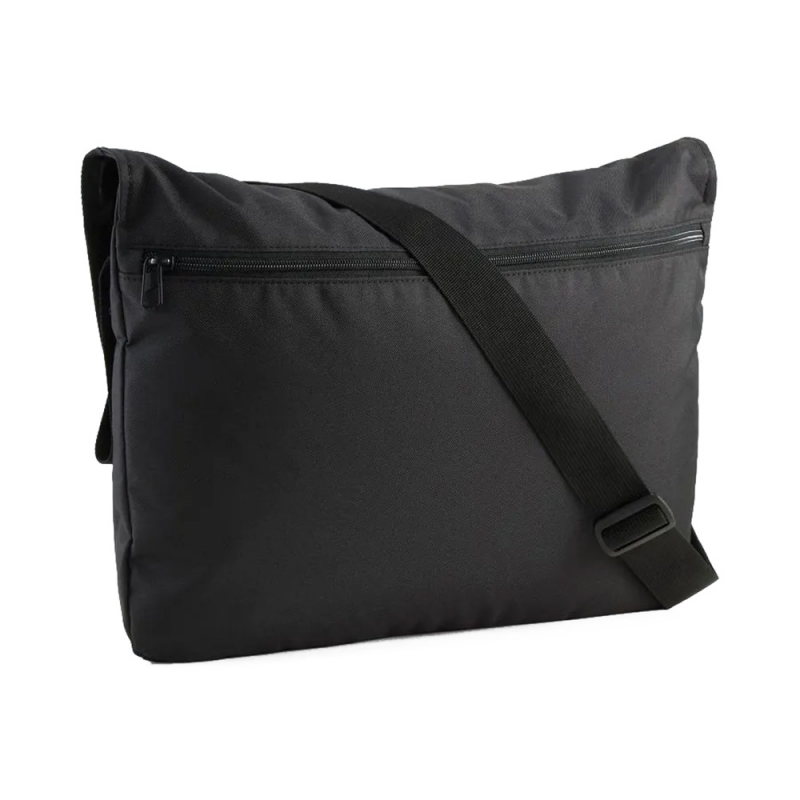 Сумка шоппер PUMA BUZZ Messenger, 009255601, полиэстер, черный