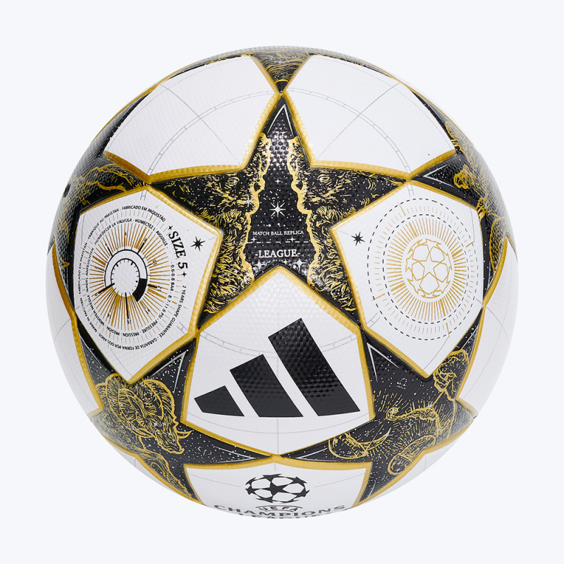 Мяч футб. ADIDAS UCL League JZ9995, размер 5, FIFA Quality, 32п, ТПУ, термосш, бело-черно-золотистый