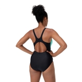 Купальник SPEEDO Colourblock 2.0 Muscleback, 8-00424816243, размер 38, российский размер 50, полиамид, эластан, полиэстер