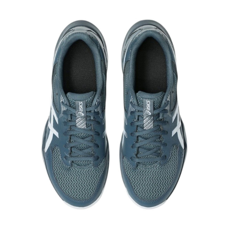 Кроссовки волейбольные муж. ASICS Gel-Rocket 12 1071A116 404, р.10.5 (российский размер 43), иск.кожа, текстиль, сине-бел