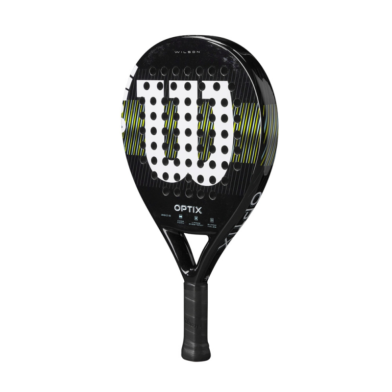 Ракетка для падела WILSON Optix V1 Black, WR181611U2, для начин-х, стекловолокно, черный