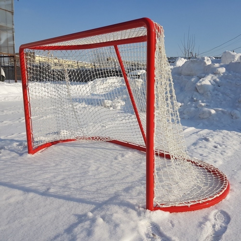 Ворота хоккейные игровые, цельносварные, на шпильках