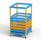 Корзина Дельта-фитнес, 600х600х1000 мм. вариант 4