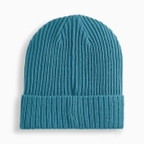 Шапка PUMA Ribbed Classic Cuff Beanie, 02403811, бирюзовый