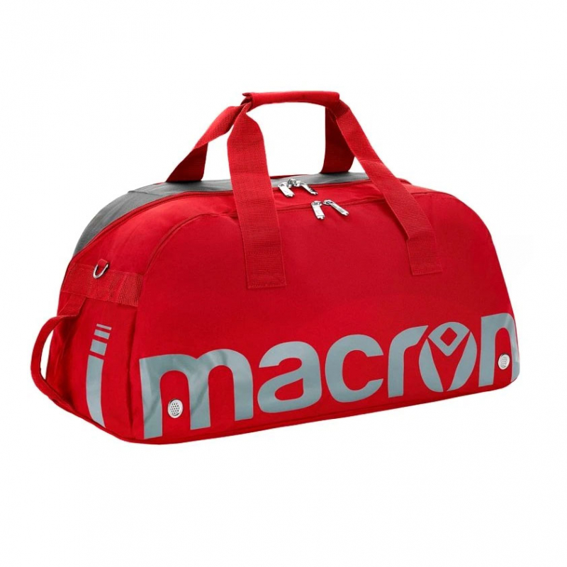 Сумка спортивная MACRON Burst 59352-RD, полиэстер, красная