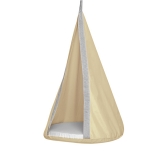 Подвесные детские качели, гамак-кокон (бежевый) Romana