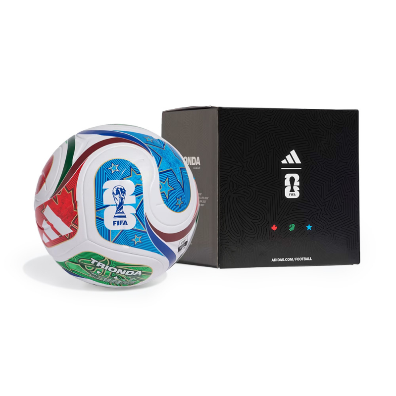 Мяч футб. ADIDAS WC26 Trionda League BOX, JD8045, размер 5, 4пан, FIFA Quality, ТПУ, термосш, мультиколор