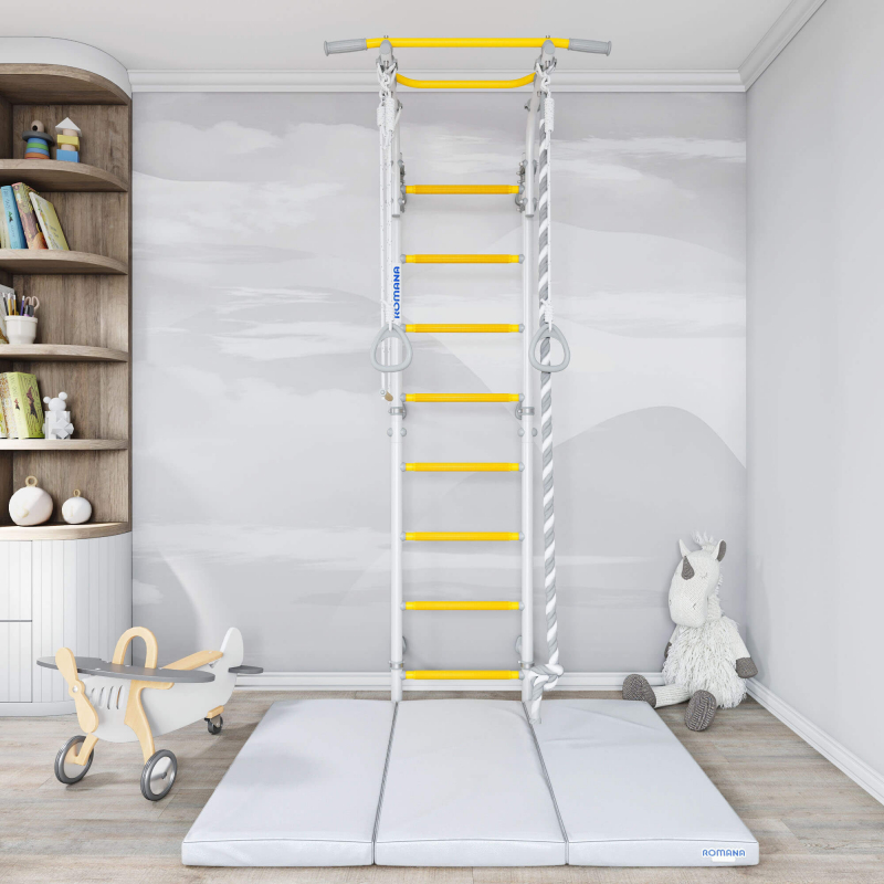 Комплекс «Шведская стенка ROMANA Next Top» (белый прованс)