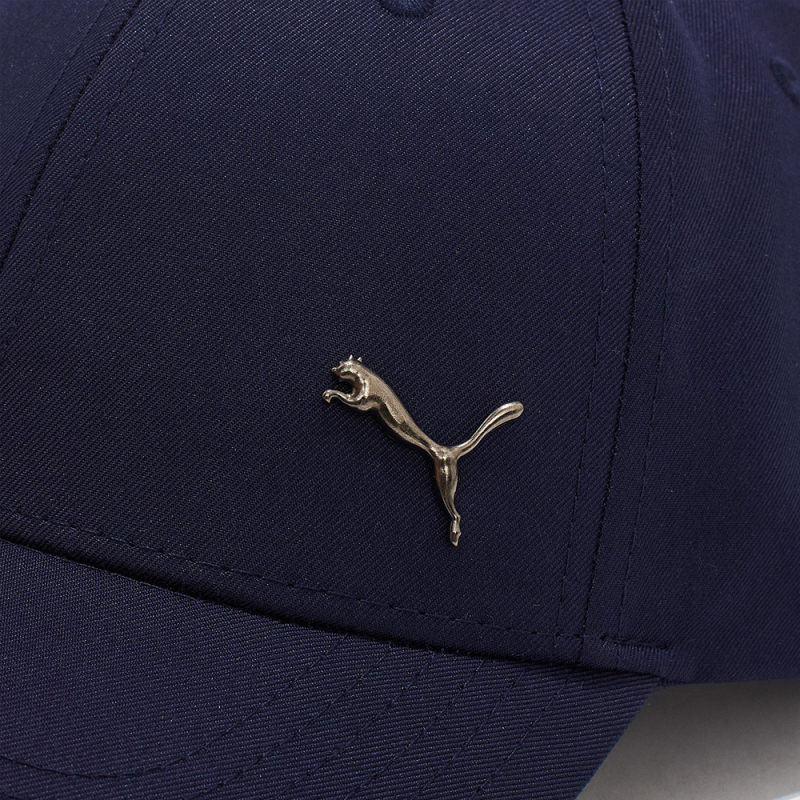 Бейсболка спорт. PUMA Ess Metal Cat BB Cap, 02599406, 100% полиэстер, темно-синий