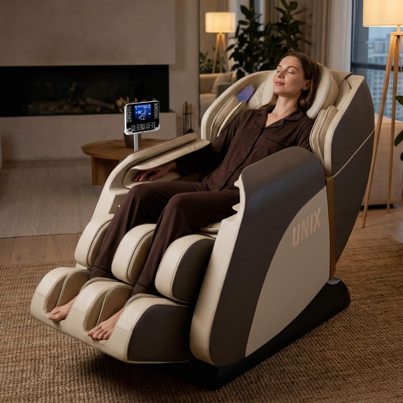 Массажное кресло UNIX Амелия / Amelia бежевый MCAMELIABG