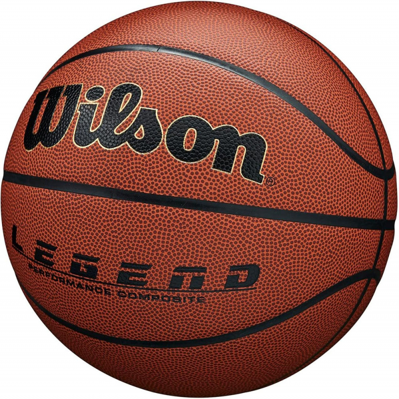 Мяч баск. WILSON Legend Comp, WTB0917XB, размер 7, синт.кожа (композит), бутил. камера, коричневый