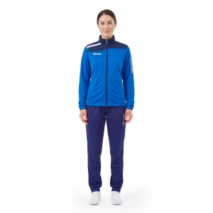 Костюм спортивный жен. MIKASA MT755/751-0100-L, размер L, 100% полиэстер, сине-темносиний