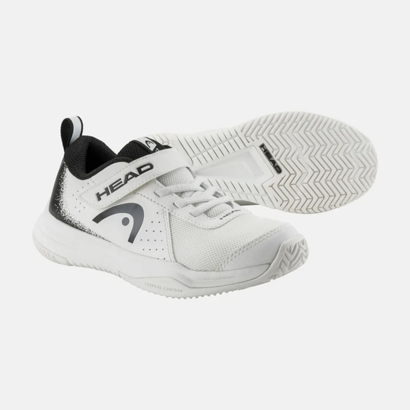 Кроссовки теннисные детские HEAD Sprint Velcro 4.0 275535, размер 3 (российский размер 34), белый