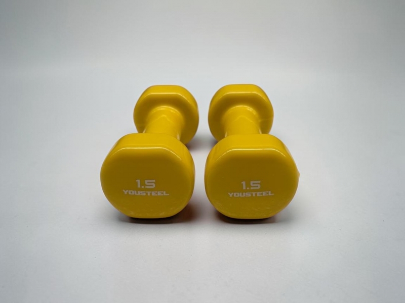 Гантель виниловая Yousteel 1,5 кг 1 шт