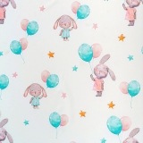 Мат (мягкий щит) принт Romana 1000*1000*100, в 2 сложения (Пингвины)