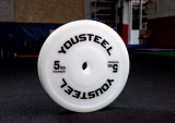 Диск технический пластиковый 5 кг, белый YOUSTEEL