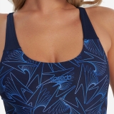 Купальник SPEEDO Hyperboom Splice Muscleback, 8-1347018661, размер 36 (российский размер 48), темно-синий