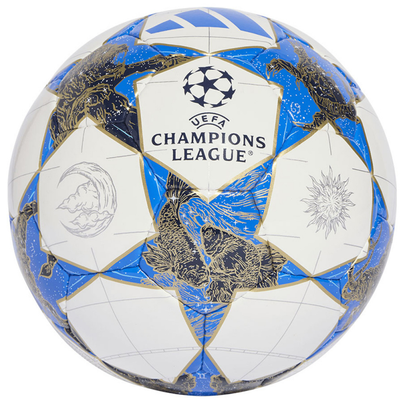 Мяч футзал. ADIDAS UCL Pro Sala JP1546, размер 4, FIFA Quality Pro, 32п, ПУ, руч.сш, бело-синий