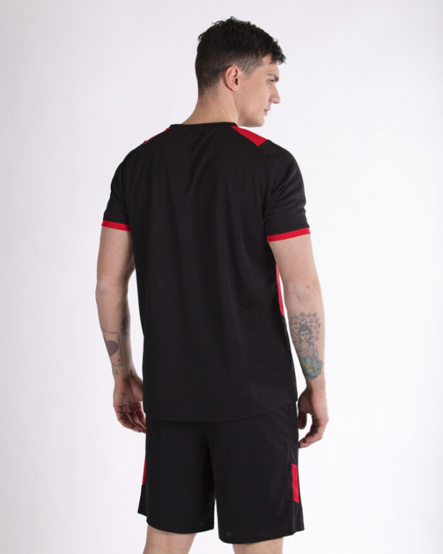Форма волейб. муж. +ADRENALINA Tommy 1303-040-2XL, размер 2XL, 100% полиэстер, черно-красный