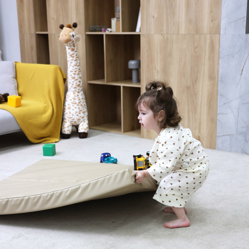 Мат (мягкий щит) Romana 1000*1000*80, в 2 сложения (серый)