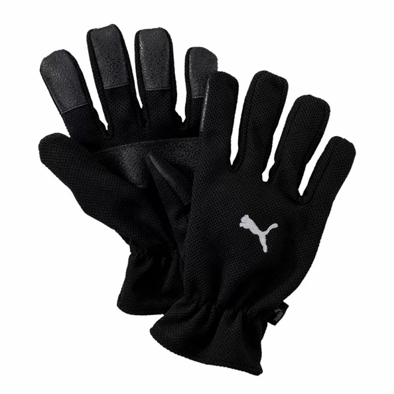Перчатки PUMA Winter Players, 04001401-11, размер 11, полиэстер, эластан, резина, черный