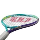 Ракетка б/т дет. Wilson Intrigue Jr 25, WR180310U, для детей 9-10лет, алюминий, со струн., бирюз-фиол
