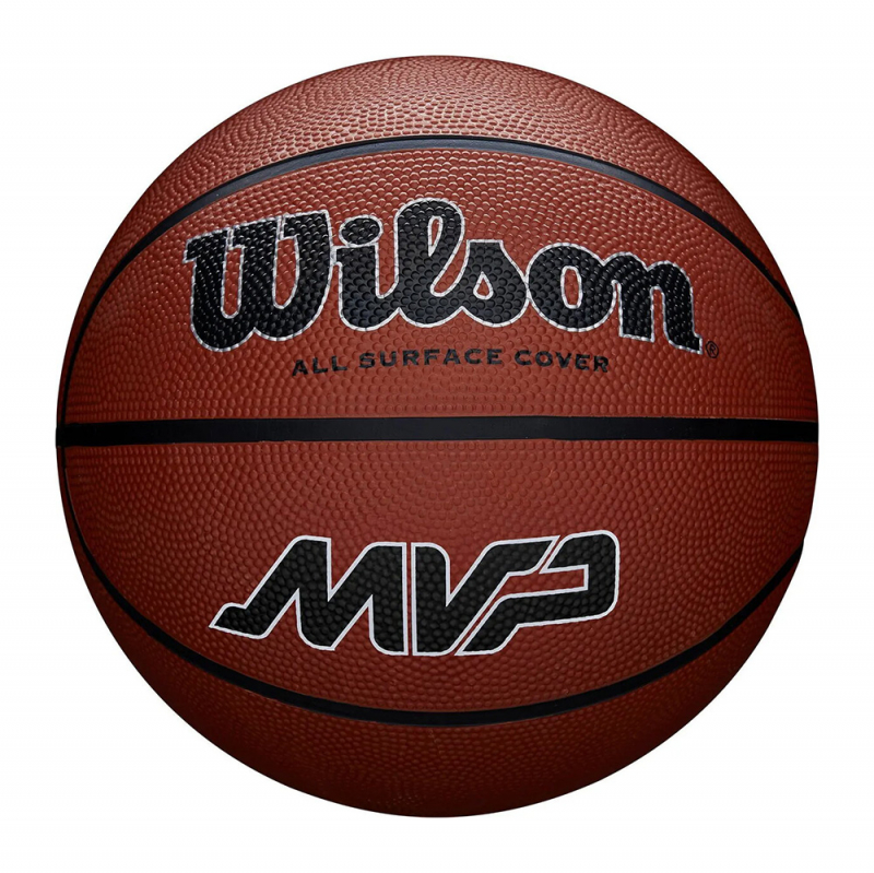 Мяч баск. WILSON MVP, WZ3018703XB, размер 7, резина, бутил.камера, коричневый