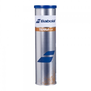 Мяч теннисный BABOLAT Team Clay, 502080, уп.4 шт, одобр.ITF, войлок, нат.резина, желтый