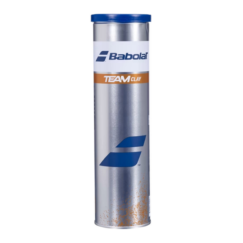 Мяч теннисный BABOLAT Team Clay, 502080, уп.4 шт, одобр.ITF, войлок, нат.резина, желтый