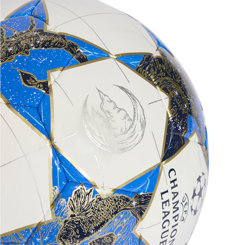 Мяч футзал. ADIDAS UCL Pro Sala JP1546, размер 4, FIFA Quality Pro, 32п, ПУ, руч.сш, бело-синий