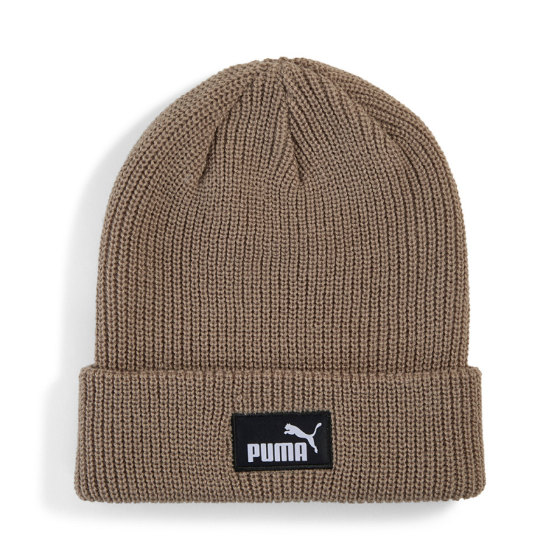 Шапка PUMA ESS High Crown Beanie, 02641007, 100% акрил, серо-бежевый