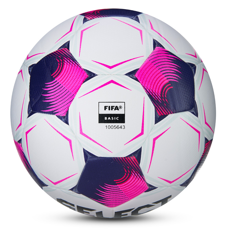 Мяч футб. SELECT Atlanta v26, 0575971011, размер 5, FIFA Basic, облегч, 32п, ТПУ, гибрид.сш, бел-роз-черн