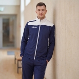 Костюм спорт. муж. MIKASA MT707/MT701-061-L, размер L, 100% полиэстер, темносине-белый