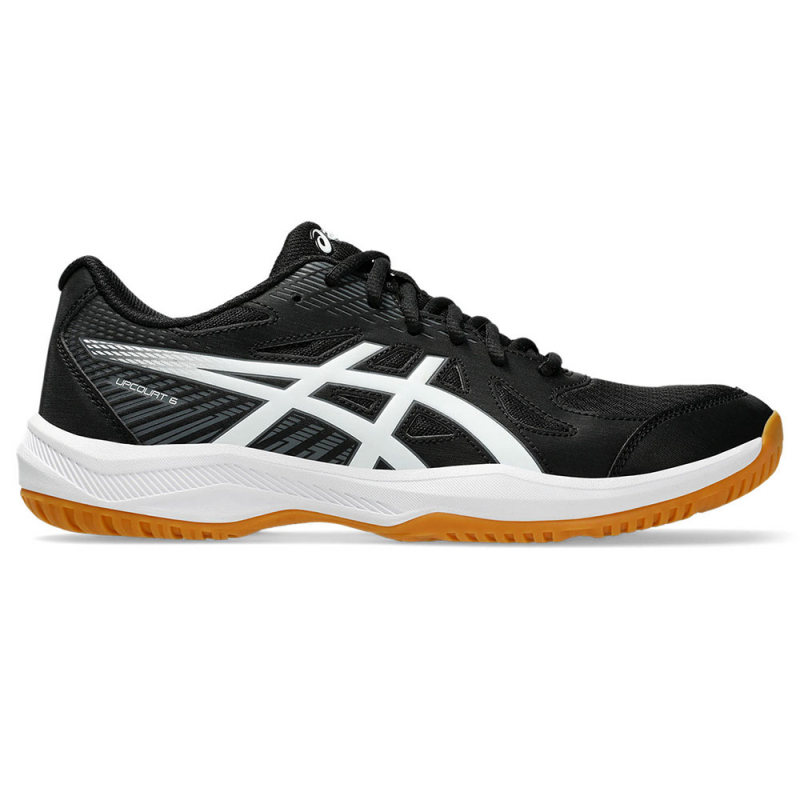 Кроссовки волейбольные мужские ASICS Upcourt 6 1071A104 001, размер 10 (российский размер 42.5), черно-белый