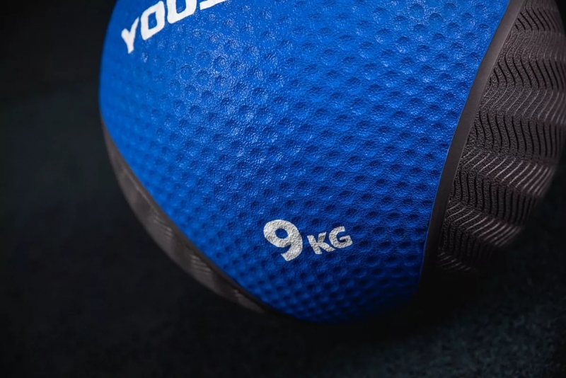 Резиновый медбол 9 кг YOUSTEEL
