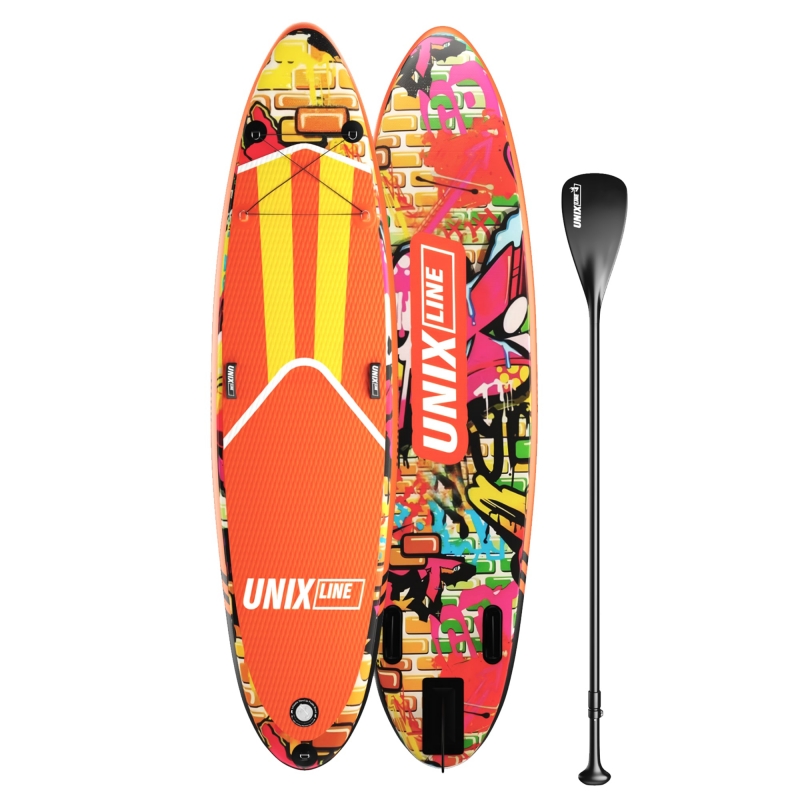 SUP-борд UNIX Line Городские граффити / City Graffiti (335 см) SUPCG335