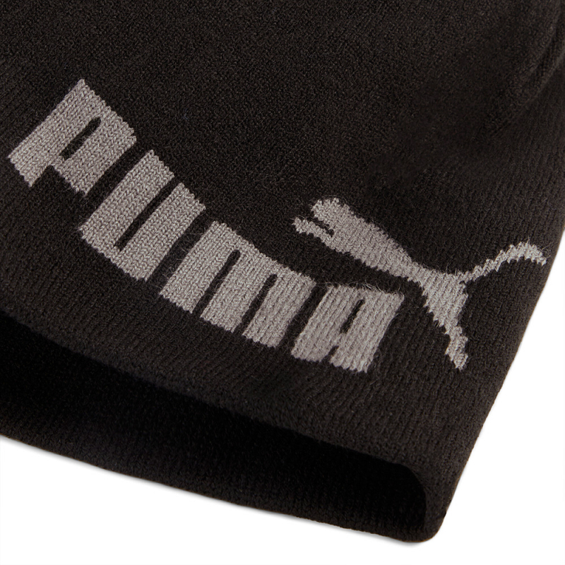 Шапка PUMA ESS Mid Crown Cuffless Beanie, 02641101, 100% акрил, черный