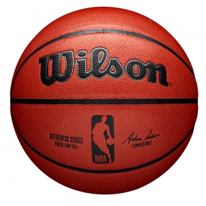 Мяч баск. WILSON NBA Authentic Indoor Comp, WTB7100XB06, размер 6, композит, коричневый