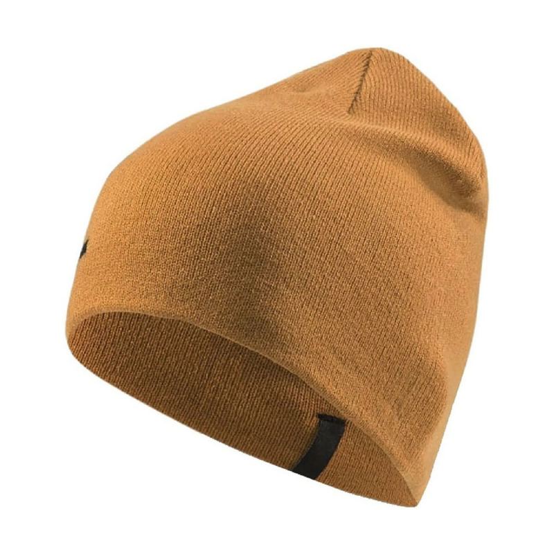 Шапка PUMA Ess Classic Cuffless Beanie, 02343310, 94% акрил, 5% полиамид, 1% эластан, горчичный