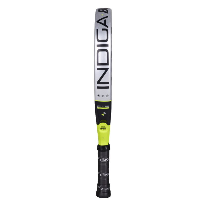 Ракетка для падела BULLPADEL Indiga Control 26, 494417, для начинающих, карбон, серо-черный