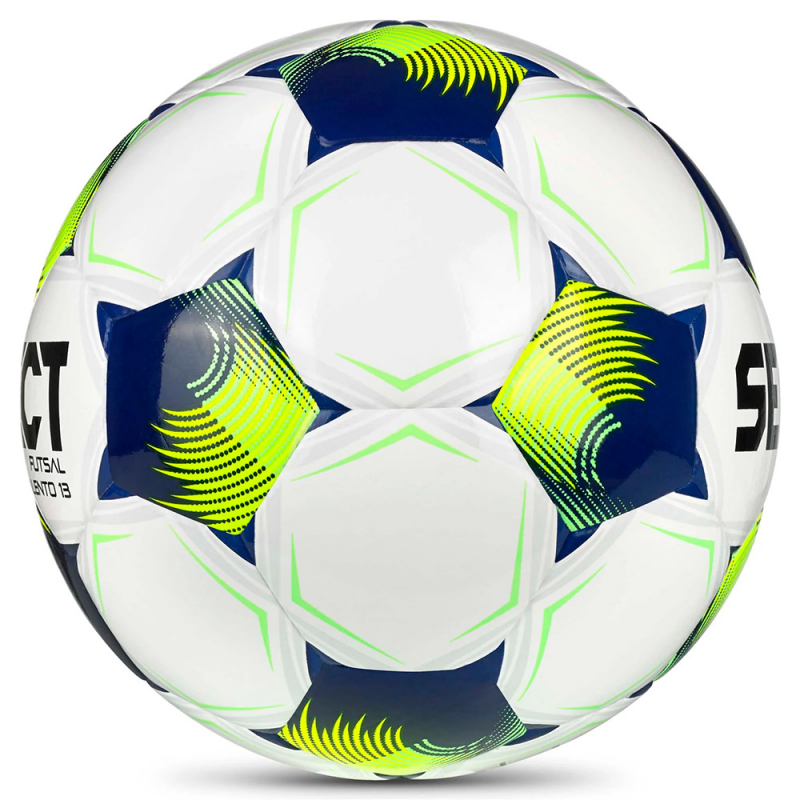 Мяч футзал. SELECT Futsal Talento 13 V26, 1062471015, размер 3, 32п, ТПУ, гибр.сш, бело-сине-желтый