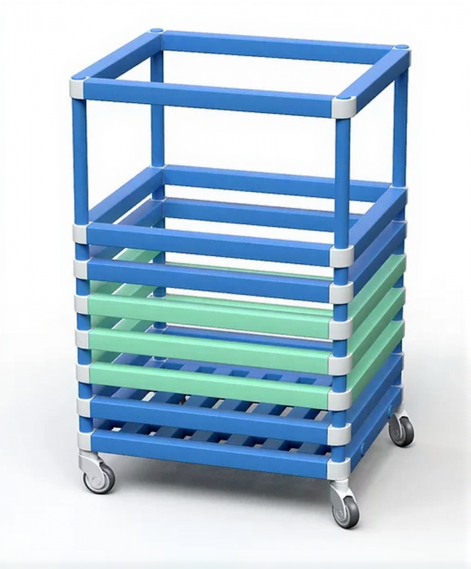 Корзина Дельта-фитнес, 600х600х1000 мм. вариант 4