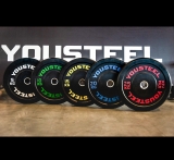 Диск каучуковый 5 кг, черный YOUSTEEL