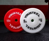 Диск технический пластиковый 2,5 кг, красный YOUSTEEL