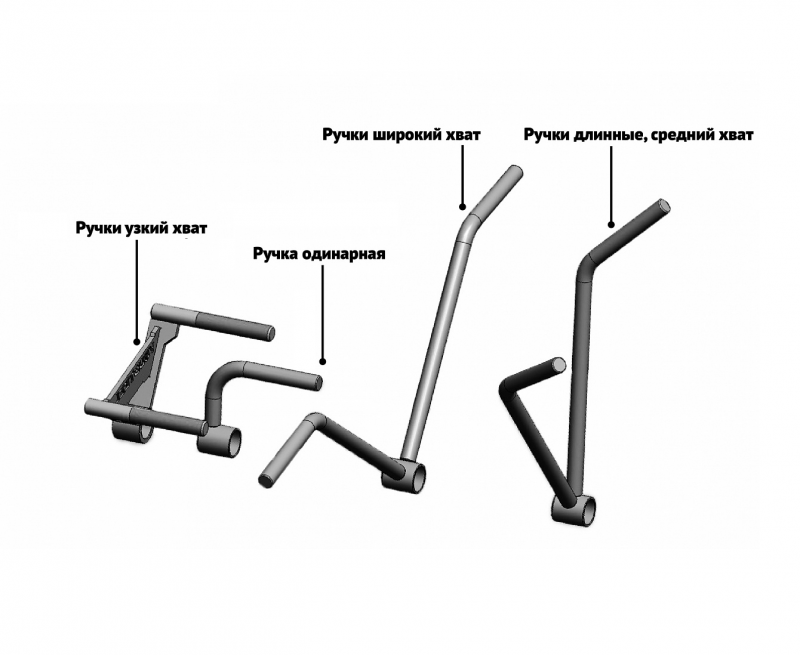 Тяга грифа - ручка одинарная YOUSTEEL