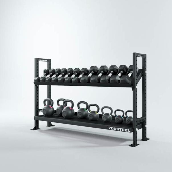 Стеллаж модульный СТМ 1800-1200-гири-гантели YOUSTEEL