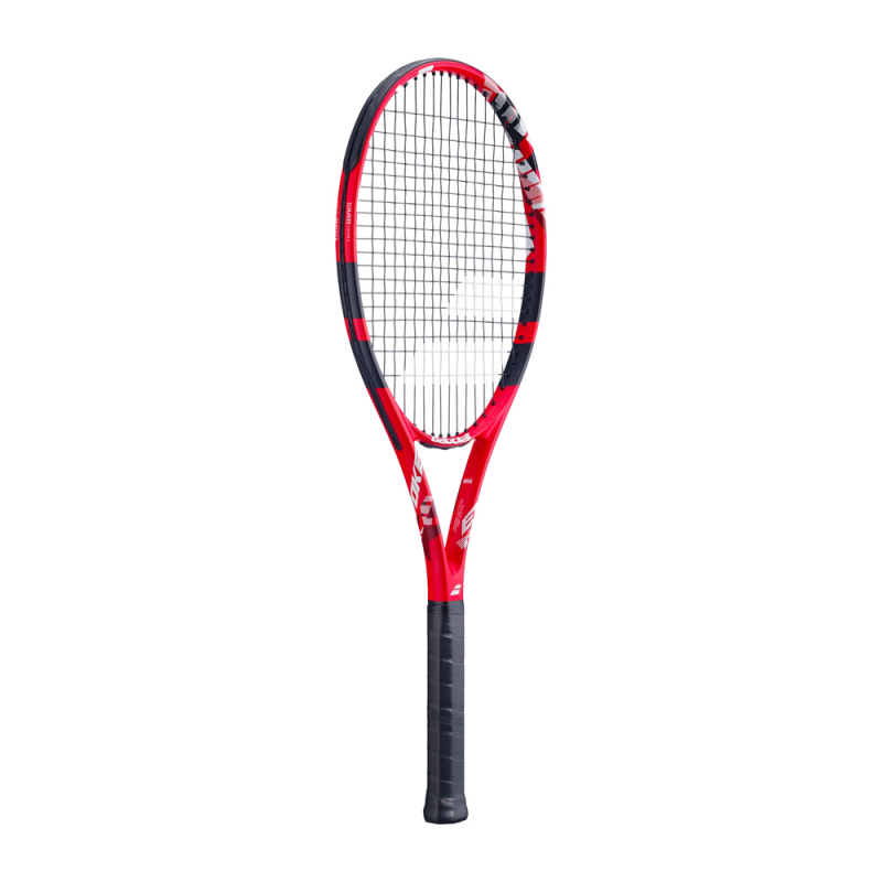 Ракетка б/т BABOLAT Evoke Team Gr2, 121269, для любит., графит, со струнами, красно-черный