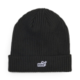 Шапка PUMA ESS №1 Logo Patch Mid Crown Beanie, 02748601, полиэстер, черный