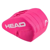 Сумка-чехол HEAD Base Padel Bag M, 261406-PK, с карманом, на 3 ракетки для падела, розовый